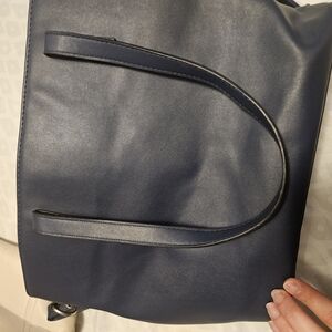 Navy Blue Tote Bag